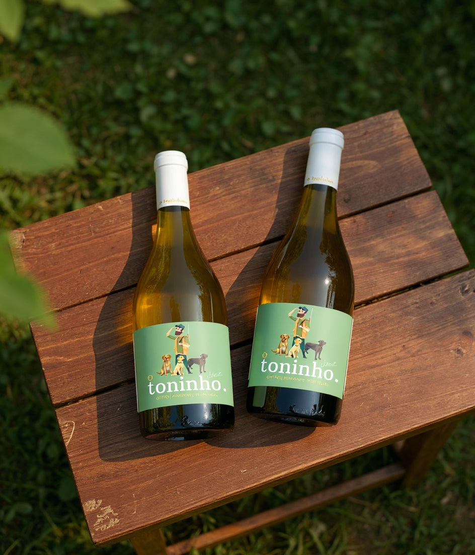12 Garrafas O Toninho 2025- Verde Branco DOC