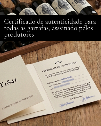 T1841, "O Touro" Lacre Azul - 6 Unidades Numeradas