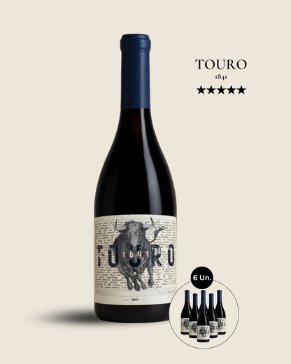 T1841, "O Touro" Lacre Azul - 6 Unidades Numeradas