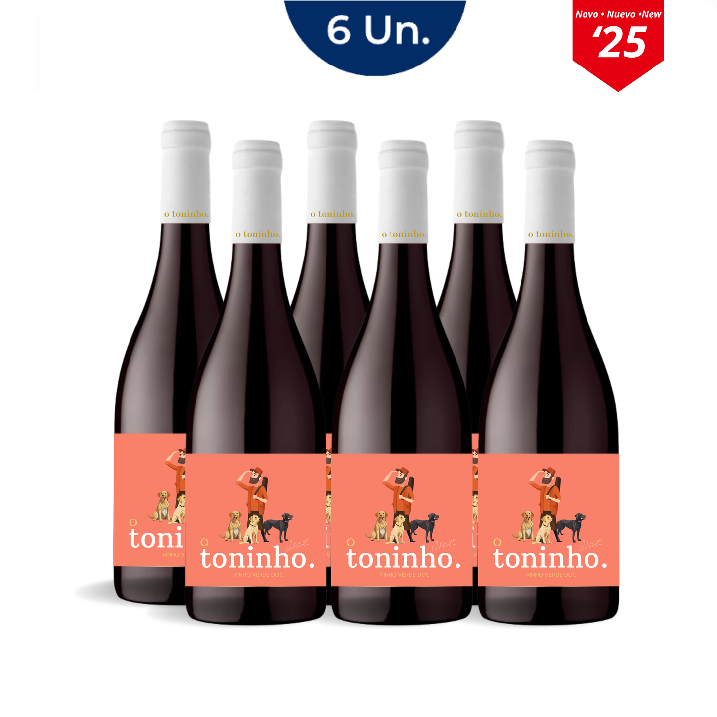 6 PARDOS Bottles - Red Verde DOC