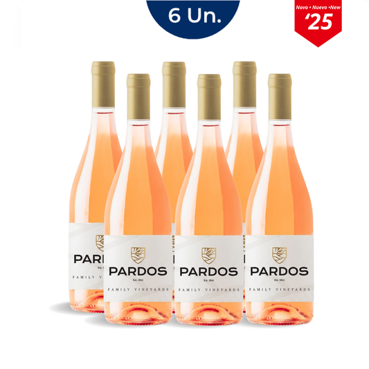 6 Garrafas Pardos Rosé