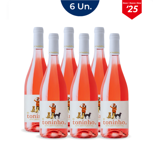 6 Garrafas Toninho Rosé