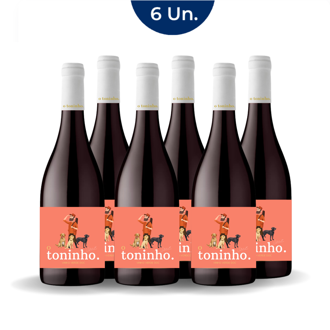 6 garrafas Toninho- Verde Tinto DOC