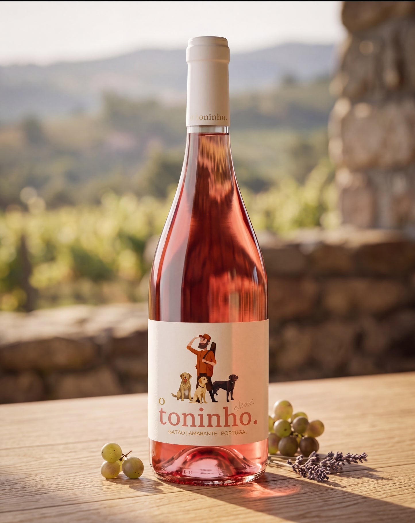 6 Garrafas Toninho Rosé