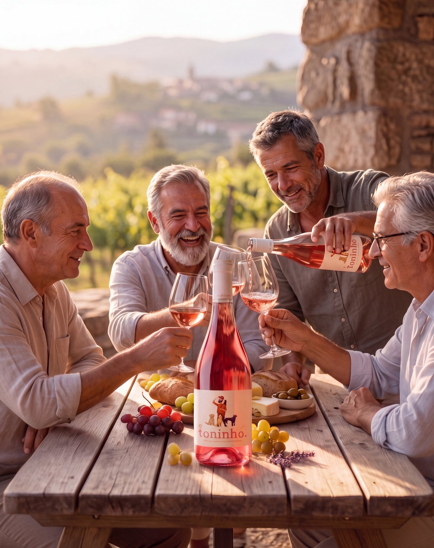6 Garrafas Toninho Rosé